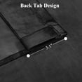 thumbnail image 2 of Galenzoov 52*90 inch 2 Panels Velvet Curtains for Home, Room Darkening Heat Blocking Blackout Window Curtains Back Tab Rod Pocket Drapes for Bedroom,Living room,Office,Black, 2 of 9