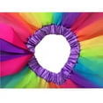 thumbnail image 6 of Mercatoo Layered Ballet Tulle Rainbow Tutu Skirt for Little Girls Dress Up with Colorful Hair Bows Kids Rainbow Girls Outfits, 6 of 7