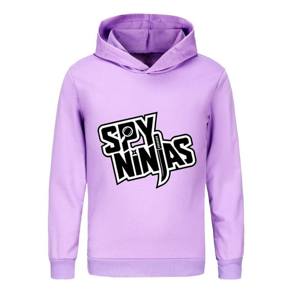 Kids Ninja Kidz Sweatshirt – Youth Hoodie with Cartoon Characters, Long Sleeve Pullover for Boys and Girls