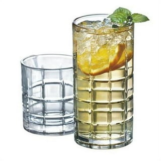 Anchor Hocking Alistair Highball 16oz Drinking Glasses, Set of 4
