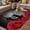 FireBrick, variant on Valentine's Day Outdoor Rug for Patio/Deck/Porch, Non-Slip Large Area Rug 3 x 5 Ft, Modern Classic Red Rose Flower Indoor Outdoor Rugs Washable Area Rugs, Reversible Camping Rug Carpet Runner