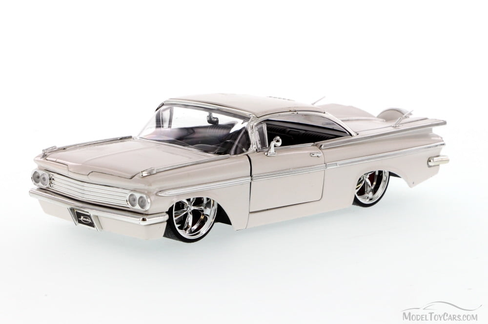 1959 Chevy Impala, White - Jada Toys Bigtime Kustoms 90632 - 1/24