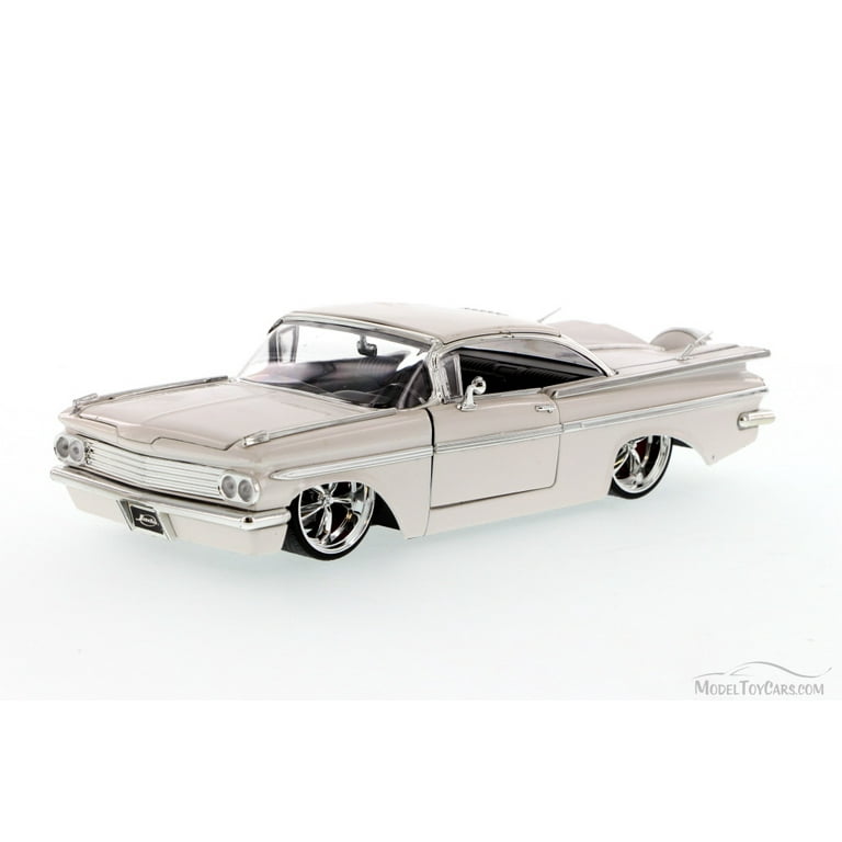 1959 Chevy Impala, White - Jada Toys Bigtime Kustoms 90632 - 1/24