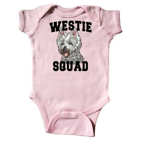 

Inktastic Dog Westie Squad Gift Baby Boy or Baby Girl Bodysuit