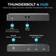 thumbnail image 2 of Hub Thunderbolt 4 SABRENT HB-TBT4 de 60 W con carga para 3 TB4 y 1 puerto USB-A, 2 of 7