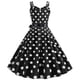 thumbnail image 3 of Ladies Sleeveless Polka Dot Dress Party Summer Holiday Dresses, 3 of 4