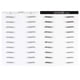 thumbnail image 3 of 20 Pairs Of Self-Adhesive Eyebrow Stickers In Black Color For Eyebrows With Natural Look Special Events, 3 of 4