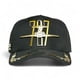 thumbnail image 2 of Vagostyle Gorra Amado Carrillo Snapback Negra Gamuza Placa Dorada Exclusiva, 2 of 5