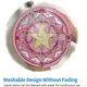 thumbnail image 4 of Cute Pink Sakura Mouse Pad Anime Pink Gaming Mouse Mat Magic Circle Round Rubber Computer Laptop Mousepad Desk Mat Accessories, 4 of 4