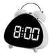 thumbnail image 5 of Despertador electrónico LED, reloj despertador digital, luz nocturna suave, doble campana, alarma fuerte Blanco, 5 of 9