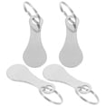 thumbnail image 3 of 4pcs Stainless Steel Shopping Cart Coin Keychain Portable Trolley Token Key Ring For Convenient Grocery Shopping For Supermarket Trips, 3 of 9