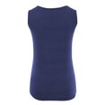 thumbnail image 4 of Ohufall Nursing Tank Tops for Women Summer Solid Casual Sleeveless Maternity Shirts for Breastfeeding Women V-Neck Pregnancy Tanks, 4 of 4