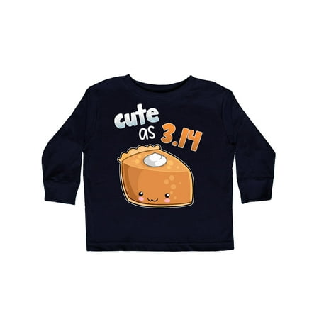 

Inktastic Cute as 3.14 Pi Day Pumpkin Pie Pun Gift Toddler Boy or Toddler Girl Long Sleeve T-Shirt