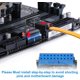 thumbnail image 3 of Placa base de computadora Usb 3.0 Frontal de 19 pines a 3.1 Tipo-C Cabecera del panel frontal Adaptador tipo E Tarjeta de expansión de 20 a 19 pines Namotu CZDZ-HQ20-2, 3 of 7