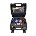 thumbnail image 1 of Mistaha Ensemble Professionnel de Jauges de Diagnostic pour Réfrigérant de Climatisation avec Noyau Anti-vibration et Double Jauges de Pression d'Huile, Convient à la Recharge de Réfrigérant et à la Mesure de la Pression - WZ-A60-134A, 1 of 6