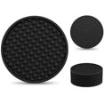 thumbnail image 1 of HAHDAXIA Coasters for Drinks Set of 8, Silicone Drink Coasters with Grooved Pattern, Non-Slip Base, Washable and Heat Resistant Coffee Coasters for Wooden Table, Desk, Kitchen, Office, Bar-Bl, 1 of 7