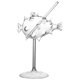 thumbnail image 1 of 1 copa de cóctel con forma de pez globo, copa de vino creativa (transparente), 1 of 7