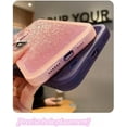 thumbnail image 3 of Clear Glitter Gradient Phone Case, Ultra-Thin Model, Multi-Colour Available, Anti-Friction Suitable for iPhone 15 14 13 12 11 Pro Max Mini XS XR X 7 8 6 SE Phone Case (Black,iPhone 7), 3 of 8