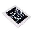 thumbnail image 4 of Reloj despertador digital de 8 pulgadas Marco de fotos 800x600 Fuente grande Brillo ajustable Calendario LCD Marco de fotos inteligente Blanco 100-240V Enchufe de la UE, 4 of 5
