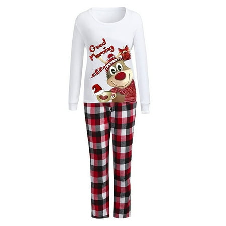 

Kids Men Women Sleepwear Family Matching Christmas Elk Pajamas Sets Xmas Pajamas Sleepwear Family Matching Elk Pajamas Sets Useful Parent-Child Pajamas Set Christmas Kids Men Women 5535 Women M