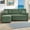Dark Green, variant on Shaiaield 71" Gray Couch with Pull out Bed,Small 3 Seater Couch with Storage,Small Sectional Sofa with Reversible Chaise,Modern L Shaped Sofa for Living Room