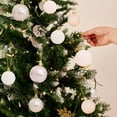 thumbnail image 6 of 25-Piece Reusable Christmas Ball Set - Shatterproof Ornaments Scratch Paint Finish, Classic Hanging Xmas Spheres for Tree and Wreath, 6 of 8