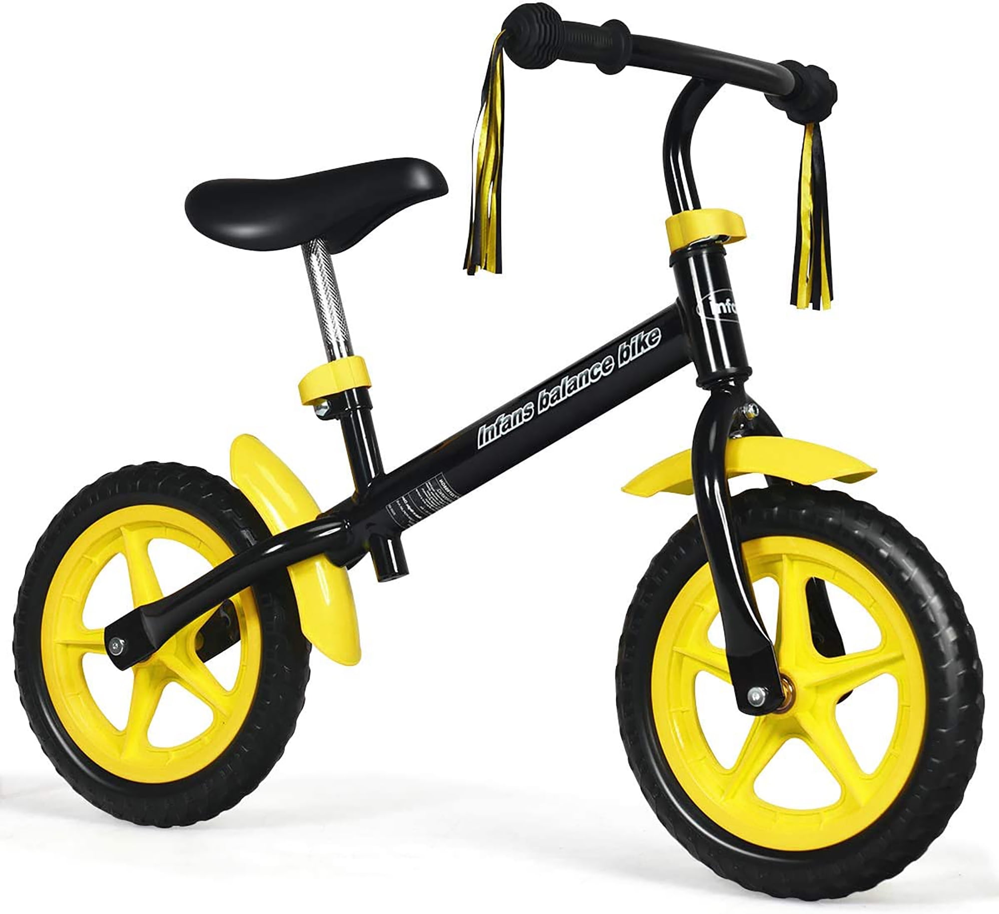 Costway 12'' Toddler Balance Bike No Pedal Bicycle with Fenders
