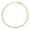 Gold-Clear, variant on Jewelry 14K Gold Plated Sterling Silver Curb Chain Anklet for Women with Baguette CZ Stones, Womens Ankle Bracelets