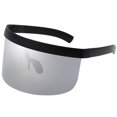thumbnail image 1 of Baohd Grande Visière Coupe-Vent Demi-Visage Protection Anti-UV Miroir Lunettes de Soleil Rétro Protecteur, 1 of 6