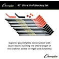 thumbnail image 5 of Champion Sports 47" Ultra Shaft Hockey Set, 5 of 6