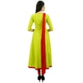 thumbnail image 4 of Atasi Women's Designer Anarkali Green Salwar Suit Ethnic Indian Cotton Dress-26, 4 of 9