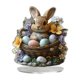 thumbnail image 2 of Huevos de Pascua, conejos, adorno acrílico 2D, decoración para festivales, adornos para el hogar, manualidades, decoración., 2 of 5
