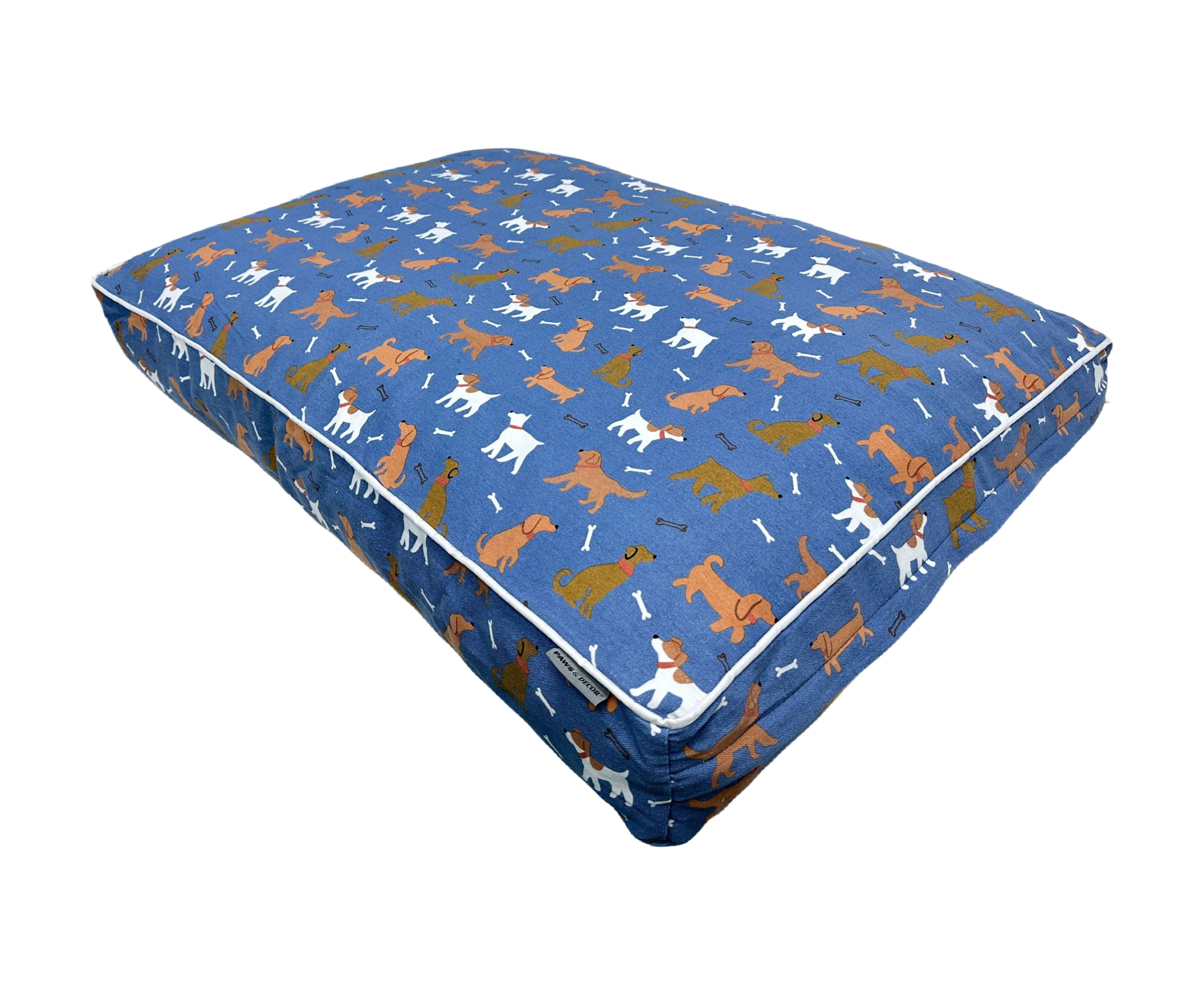 Paws and Décor Orthopedic Dog Bed, Enhanced Joint Support with Outlined Dog Design, Durable High-Density Foam Mattress for Comfort For Dogs.