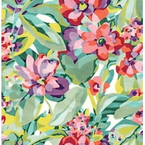 Caroline et Bettina Multi Belles Fleurs Peel & Stick Wallpaper