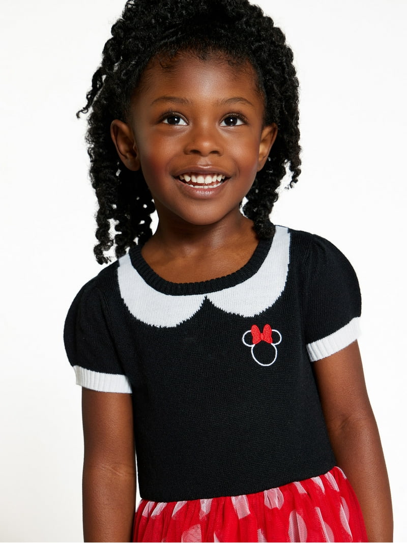 Disney Toddler Girls Minnie Mouse Cosplay Dress, Sizes 12M-5T