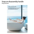 thumbnail image 4 of Bearachild Cepillo de baño eléctrico Mango largo Desmontable 360 ​​grados Giratorio Cuerpo Espalda Masaje Baño Spinning Masaje con 5 Electrodomésticos Violeta, 4 of 6