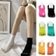 thumbnail image 3 of Calcetines con dedos del pie, calcetines de retales para mujeres y hombres, calcetines suaves transpirables, ropa de calle para niñas, 3 of 5