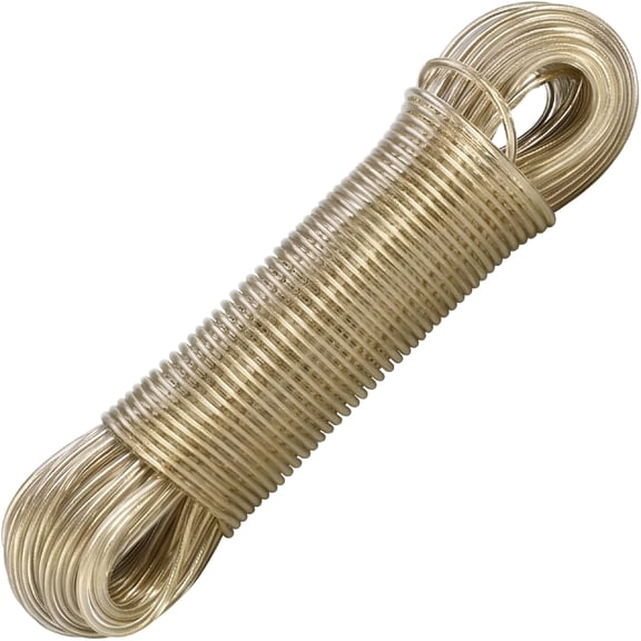 LAMIRO 50M Extra Heavy Duty Steel Core Clothes Line: Strong Rope for Laundry & Outdoor Use
