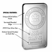 10 oz Silver Bar - Royal Canadian Mint (.9999 Fine, New Style)