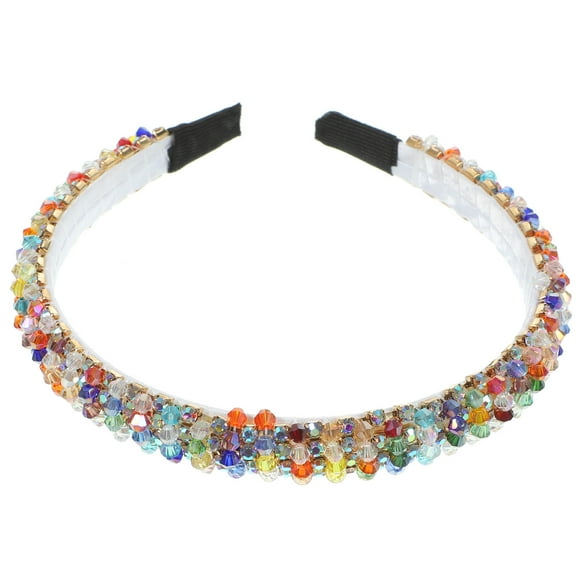 NICEXMAS Trendy Multi Rhinestone Headband Comfortable Cloth Material for All Occasions