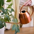 thumbnail image 2 of Plexon Rose Gold Metal Watering Can Indoor Plants 40 oz, Stainless Steel Long Spout Watering Can Outdoor House Plant Flower, Garden, 2 of 9