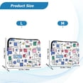 thumbnail image 4 of FORMRS 15"-15.6" Laptop Sleeve Protective Case Soft Carrying Quilted Computer Bag Cover, Colorful Cartoon Graphic, 4 of 7