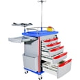 thumbnail image 3 of Carro Rojo De Emergencia Paro Abs Aluminio 5 Cajones, 3 of 8