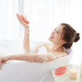 thumbnail image 5 of KAIYANG Cepillo de baño de silicona, 2 en 1, cepillo de masaje para rostro y cuerpo, para baño y ducha, limpia suavemente la piel (rosa), 5 of 5