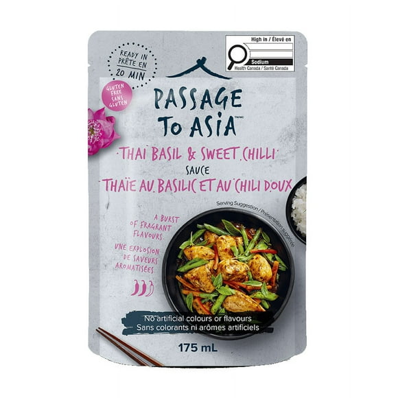 Passage to Asia - Thai Basil and Sweet Chili Sauce (175ml), Delicious & authentic Thai stir-fry in 20 minutes