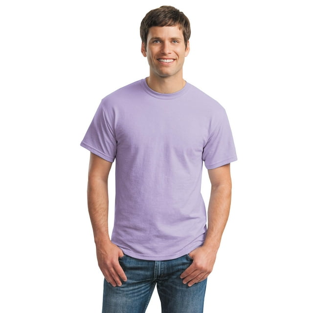 Gildan T-Shirt pour Hommes à Manches Courtes DryBlend 50 Coton/50 Polyester - 8000