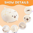 thumbnail image 4 of Stuffed-Animal Shiba Inu Plush Toy, Soft Dog Shape -Bun Bread Pillow, Cute -Doll Best Gifts Yellow, 4 of 7