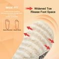 thumbnail image 3 of Barerun House Slippers for Women with Rubber Sole Comfy Furry Bedroom Slippers, 3 of 6