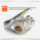 thumbnail image 5 of Radiación Protección Aluminio Foli, Mangueras de Alta Temperatura, Resistente al Fuego, Trabajo Soldadura, Guantes de 5 Dedos, Impermeables, para Limpieza, Soldadura, Carpintería, Seguridad, 5 of 8