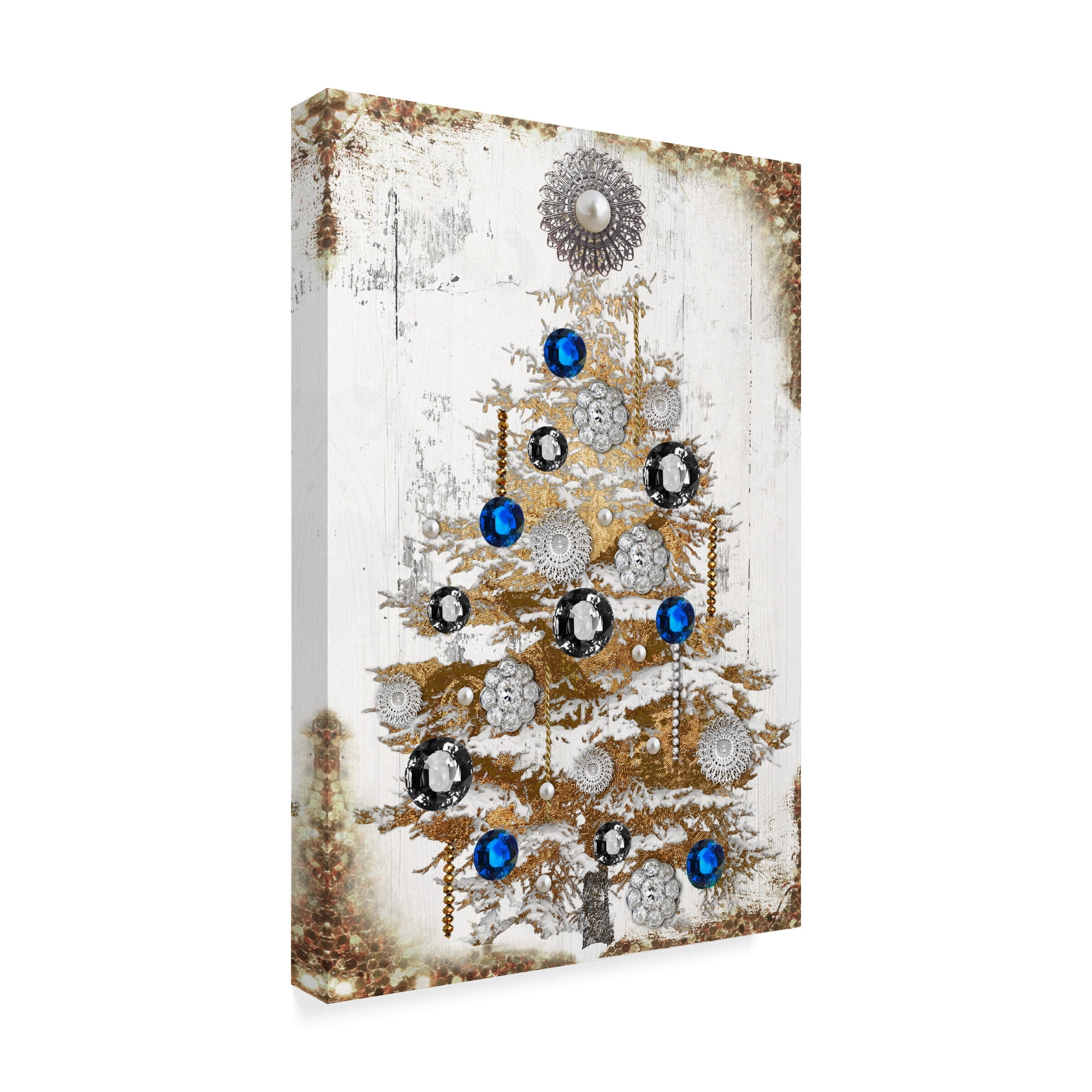 Trademark Fine Art 'Tree Of Jewels 1' Canvas Art by Color Bakery